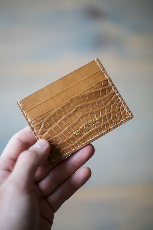 5 POCKET CARDHOLDER (alligator/ buttero leather)