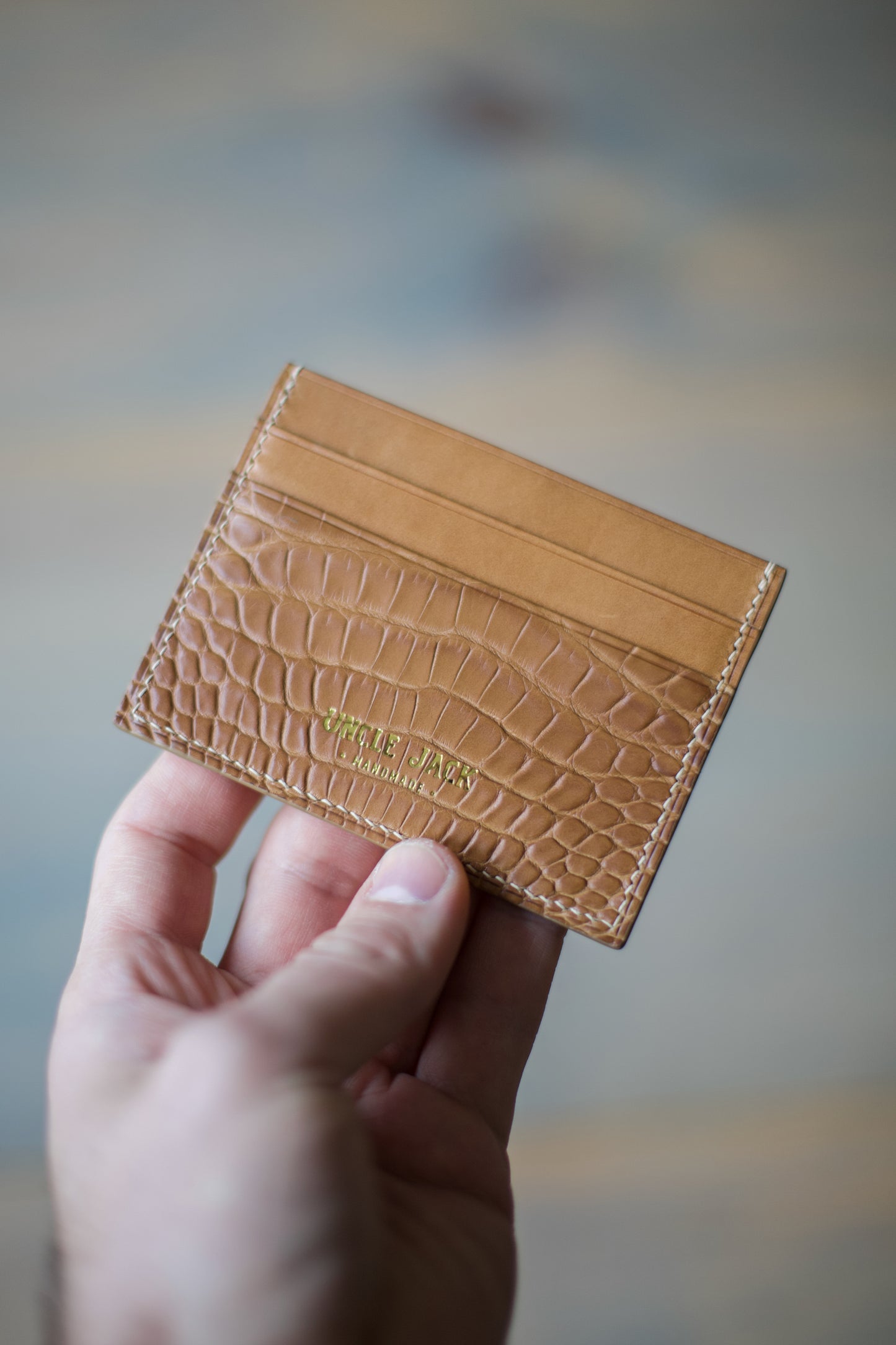 5 POCKET CARDHOLDER (alligator/ buttero leather)