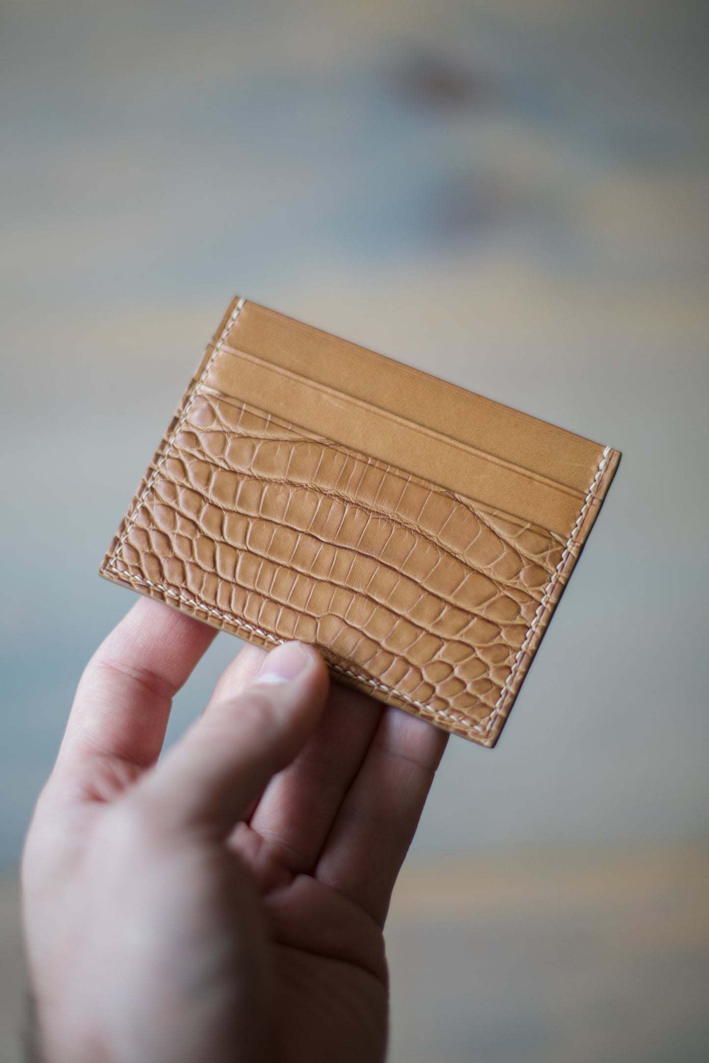 5 POCKET CARDHOLDER (alligator/ buttero leather)