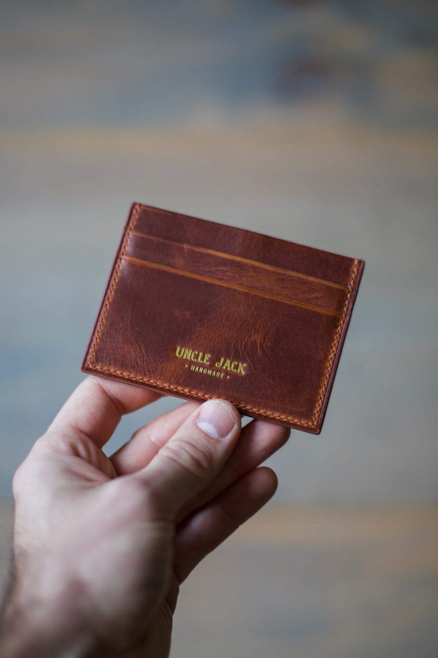 5 POCKET CARDHOLDER (whiskey Waxy leather)