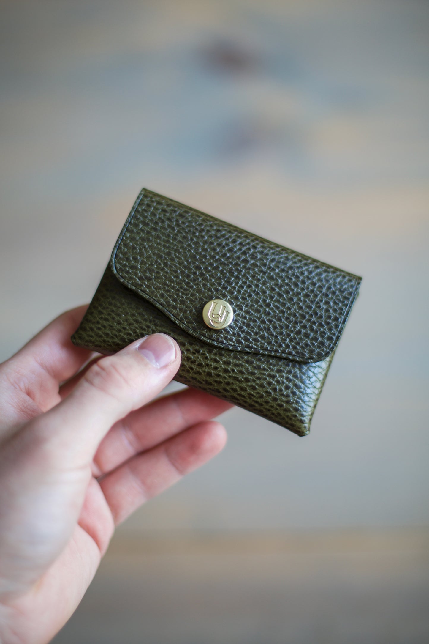 LIDIA WALLET (olive dollaro leather)