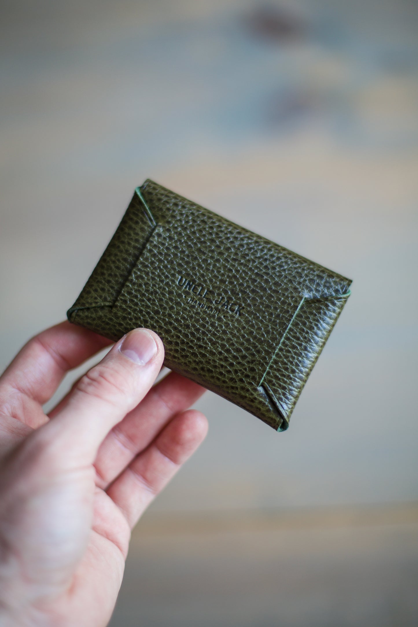 LIDIA WALLET (olive dollaro leather)