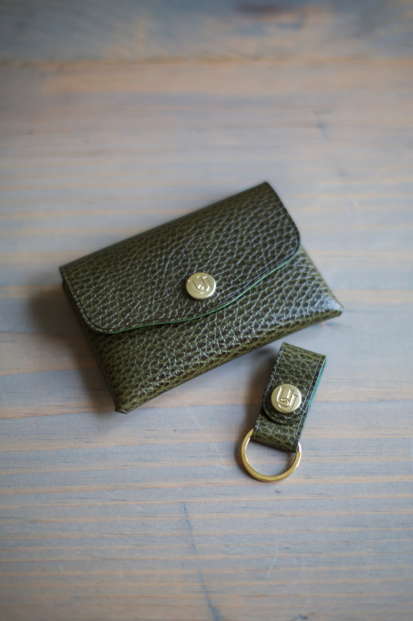 LIDIA WALLET (olive dollaro leather)