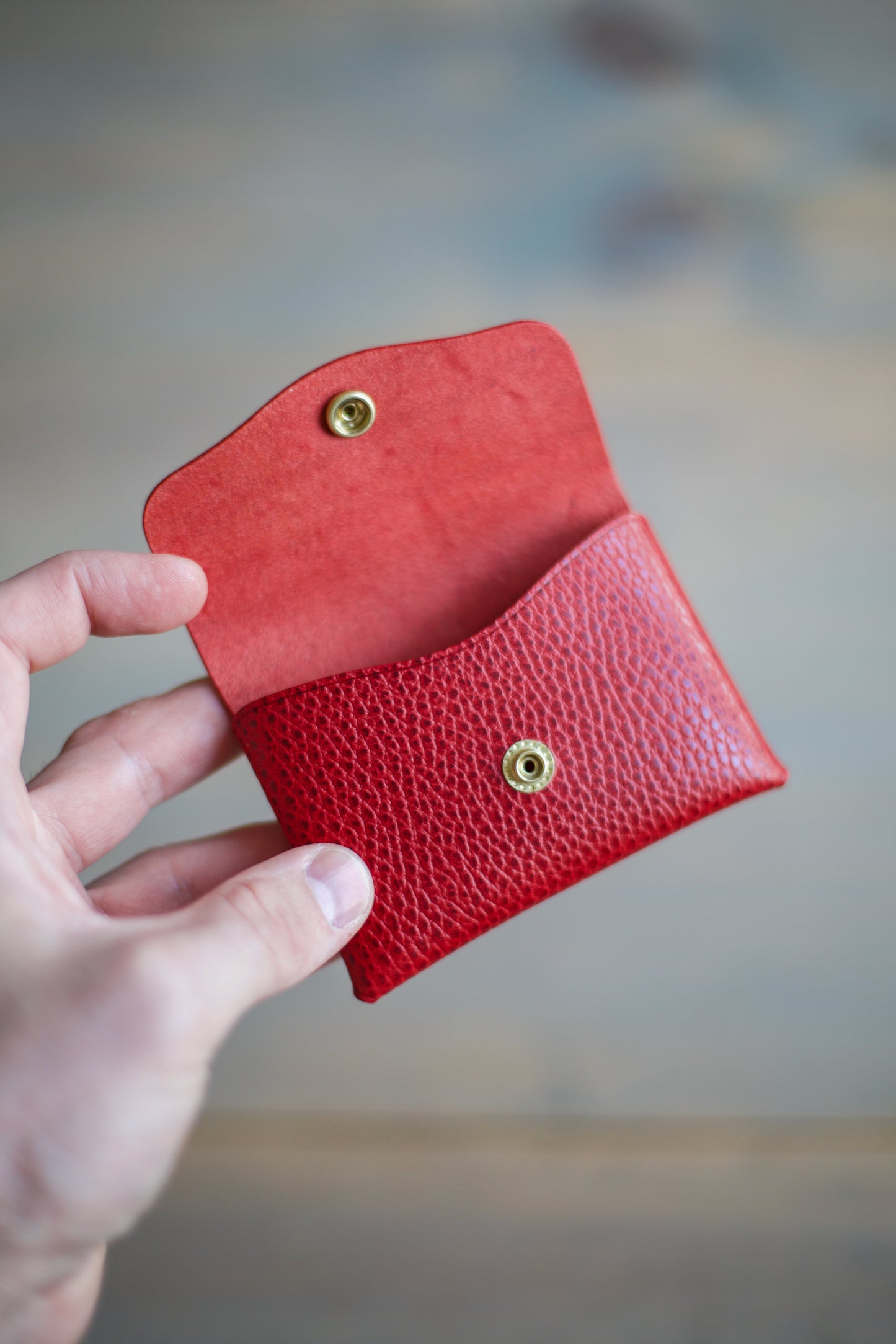 LIDIA WALLET (red dollaro leather)