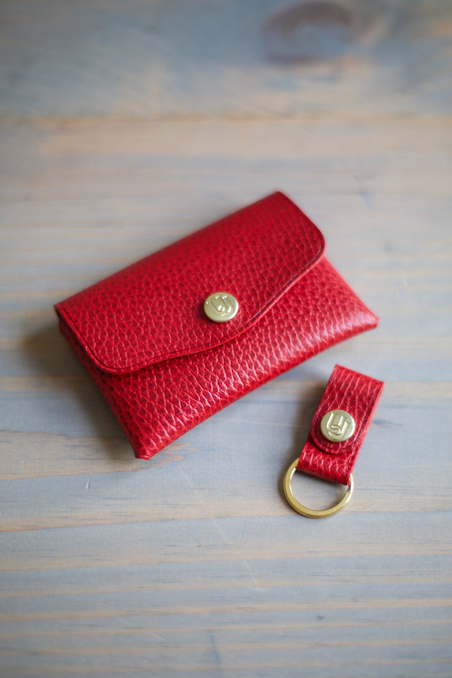 LIDIA WALLET (red dollaro leather)