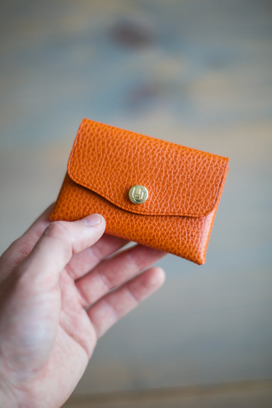 LIDIA WALLET (orange dollaro leather)