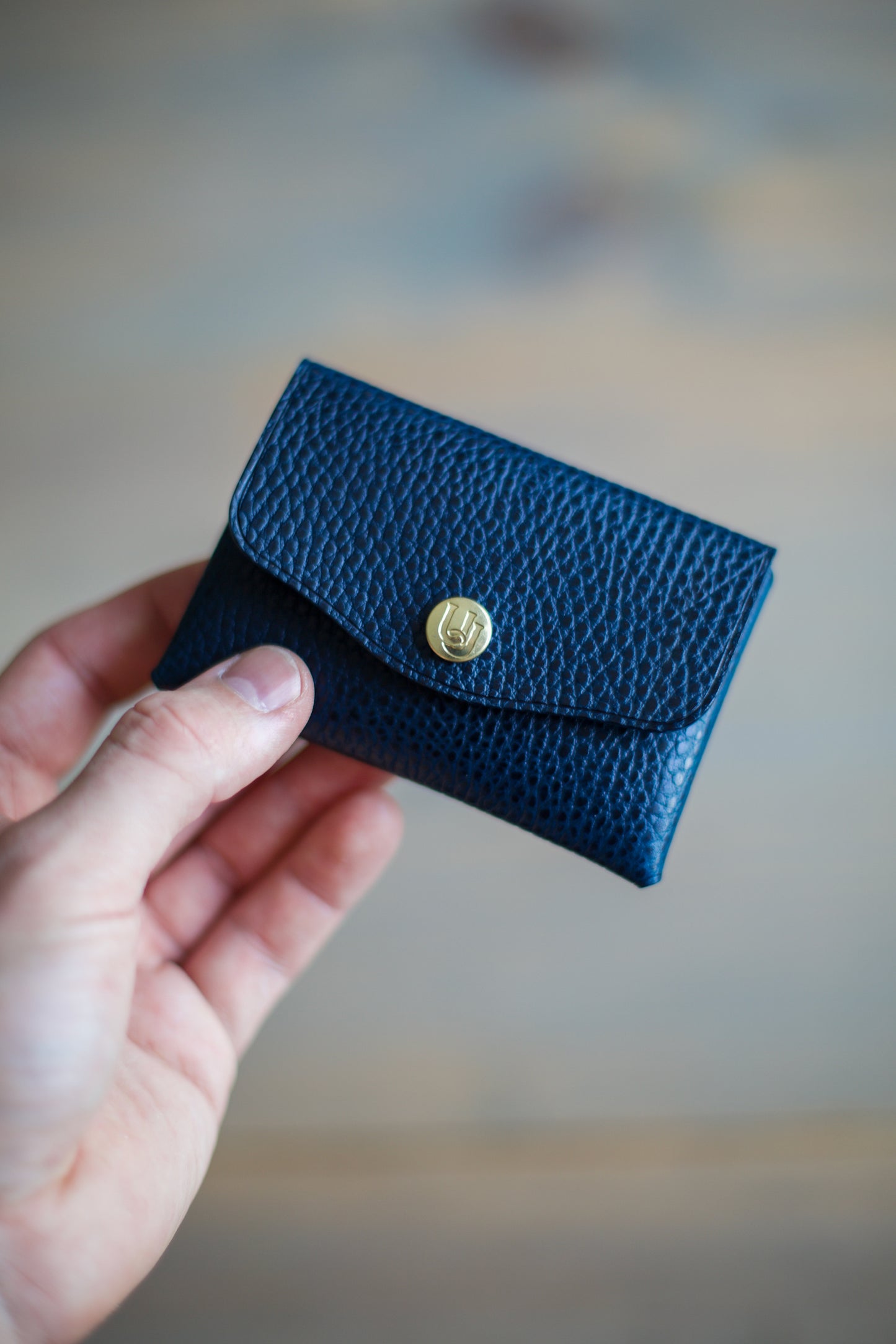 LIDIA WALLET (blue dollaro leather)