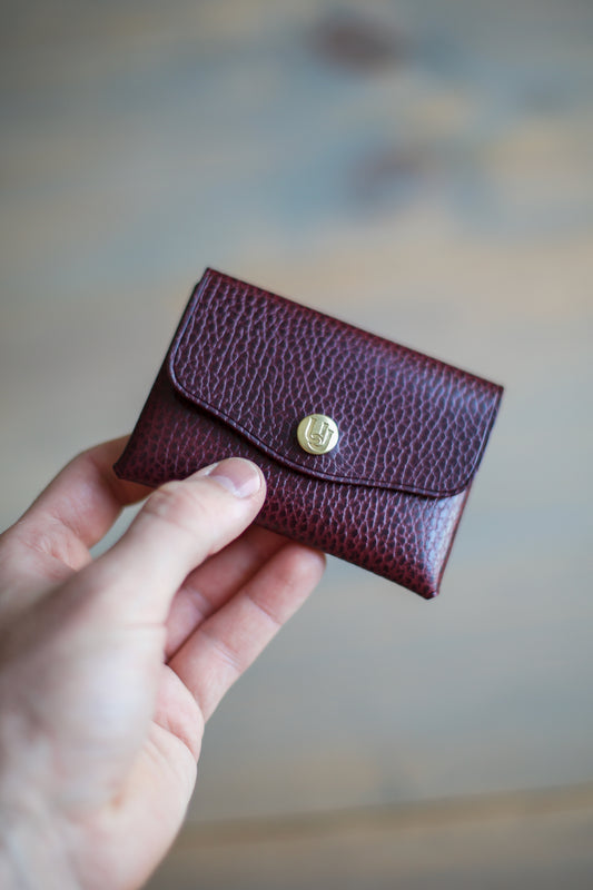 LIDIA WALLET (bordeaux dollaro leather)