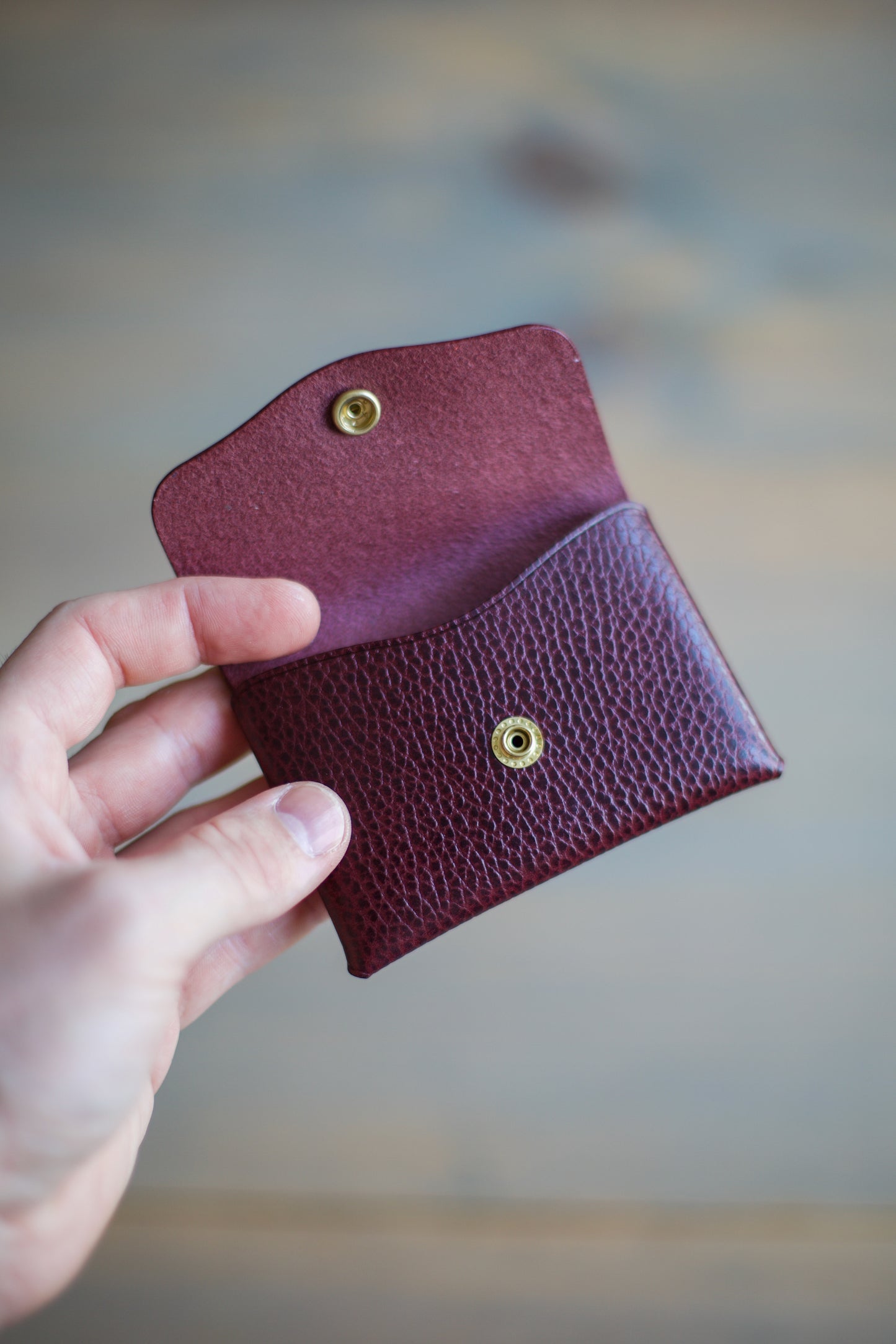 LIDIA WALLET (bordeaux dollaro leather)