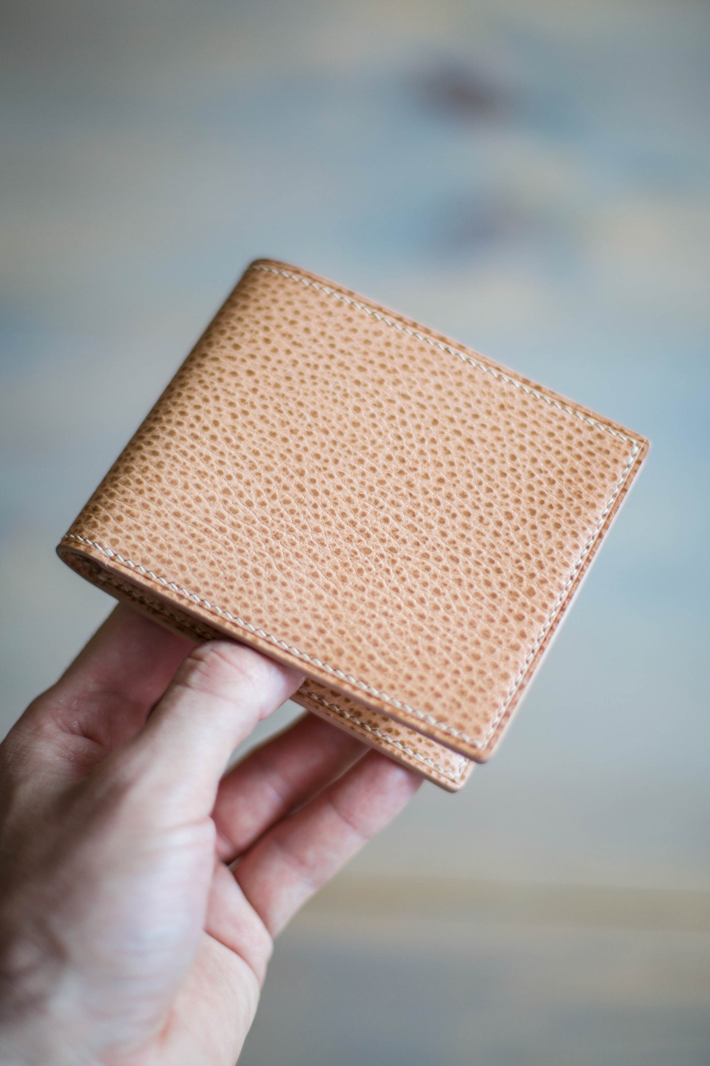 6 SLOT BIFOLD (natural dollaro leather)