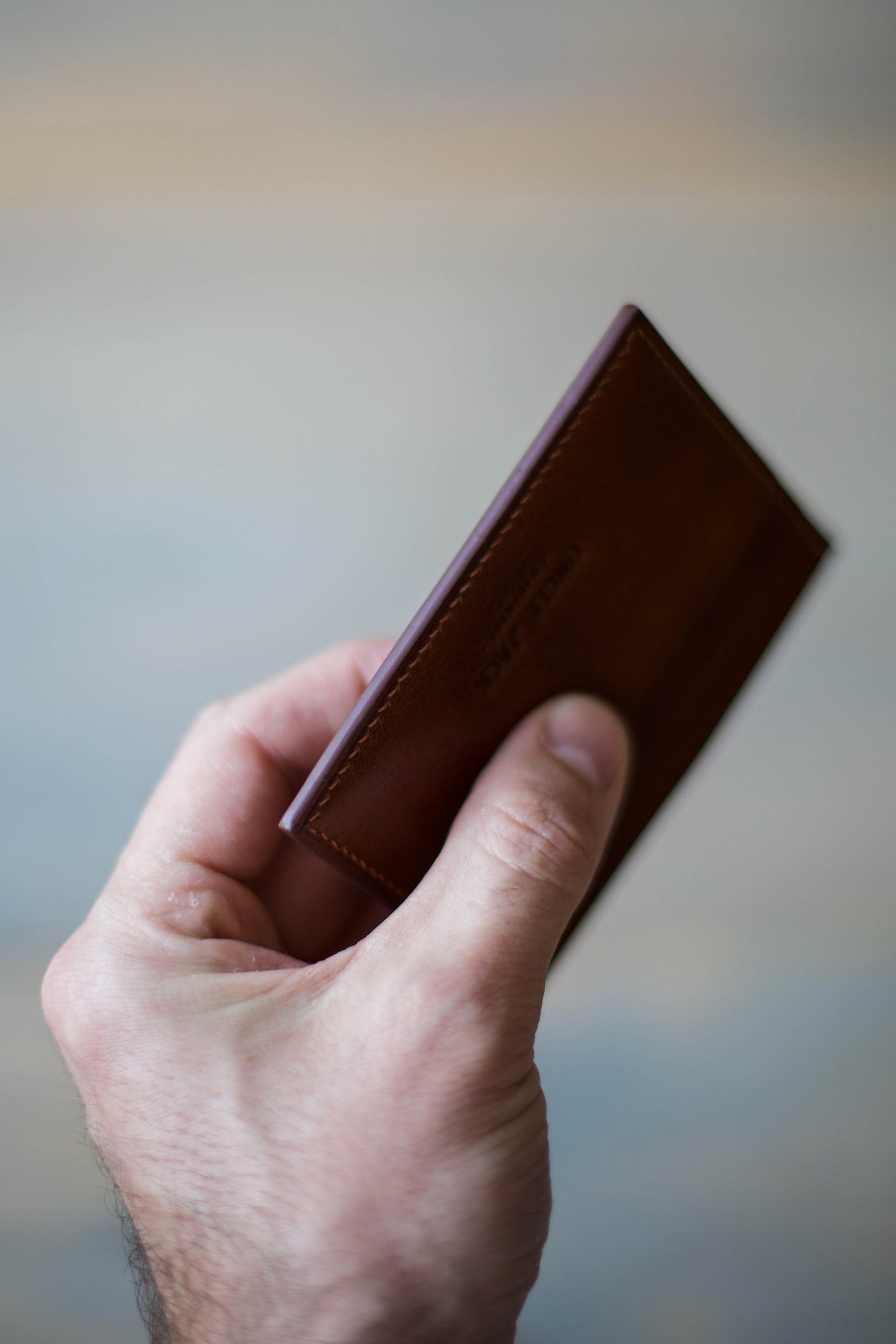 5 POCKET CARDHOLDER (brown veg tan leather)