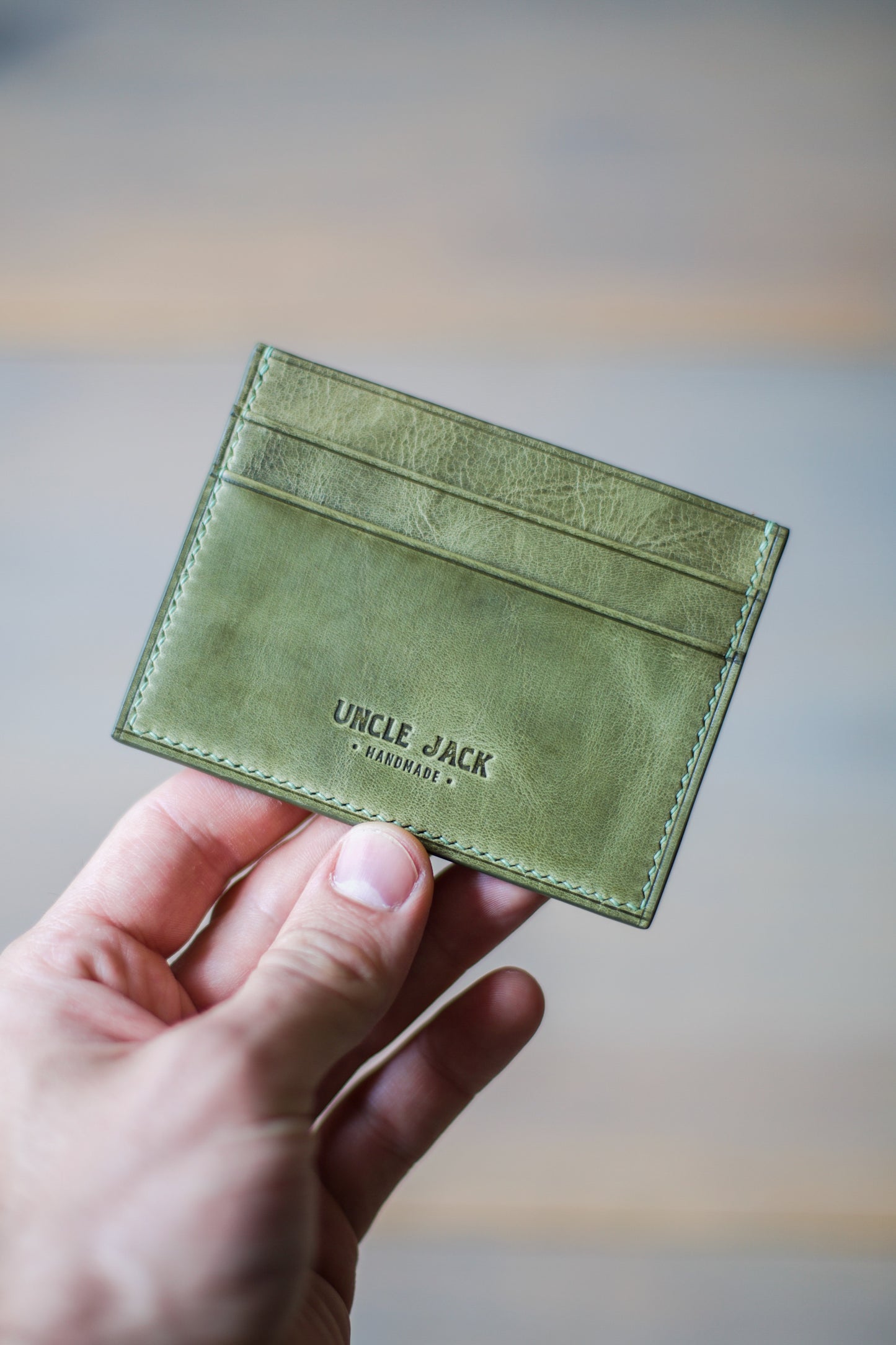 5 POCKET CARDHOLDER (olive Arno leather)