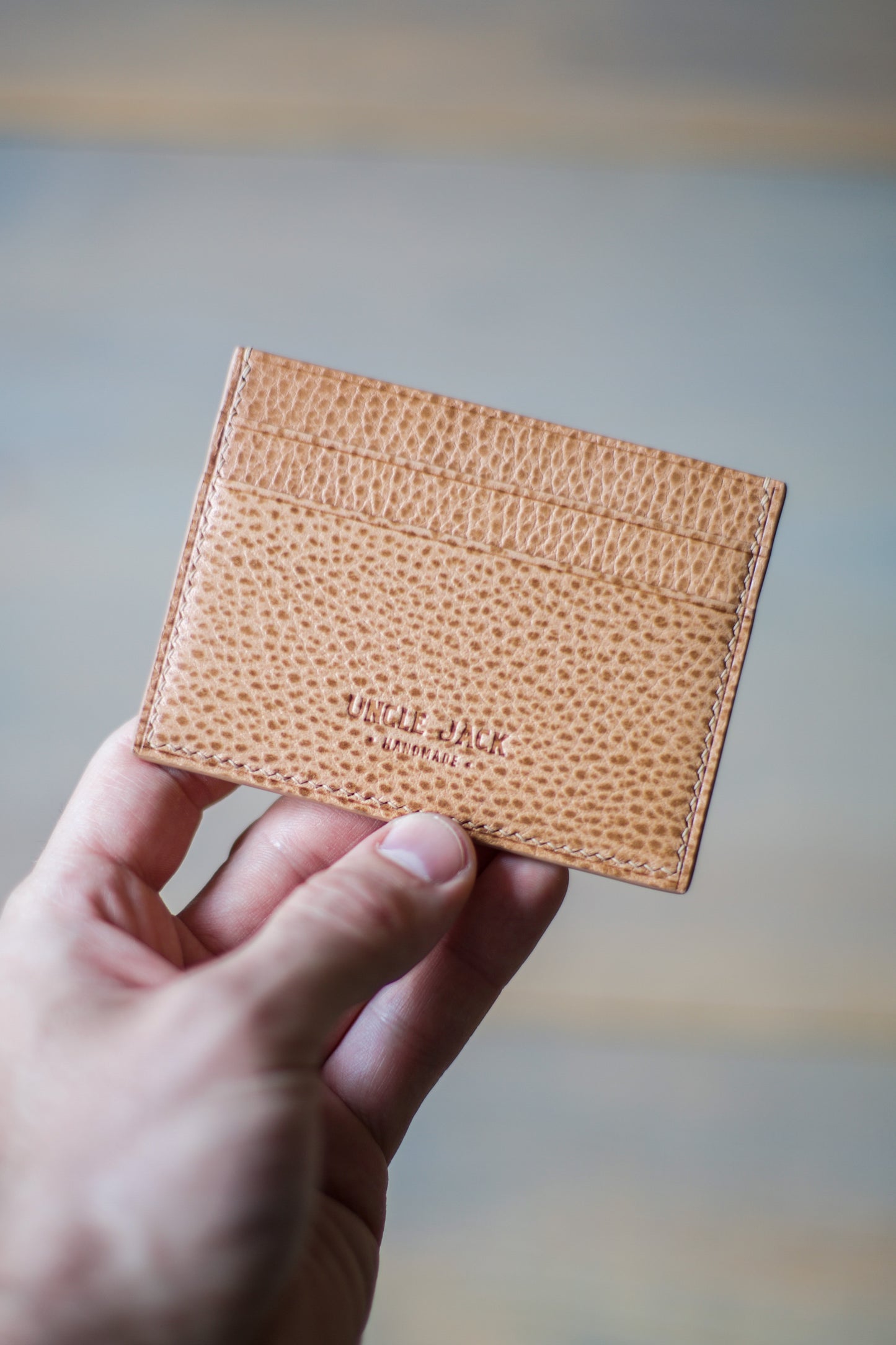 5 POCKET CARDHOLDER (natural Dollaro leather)