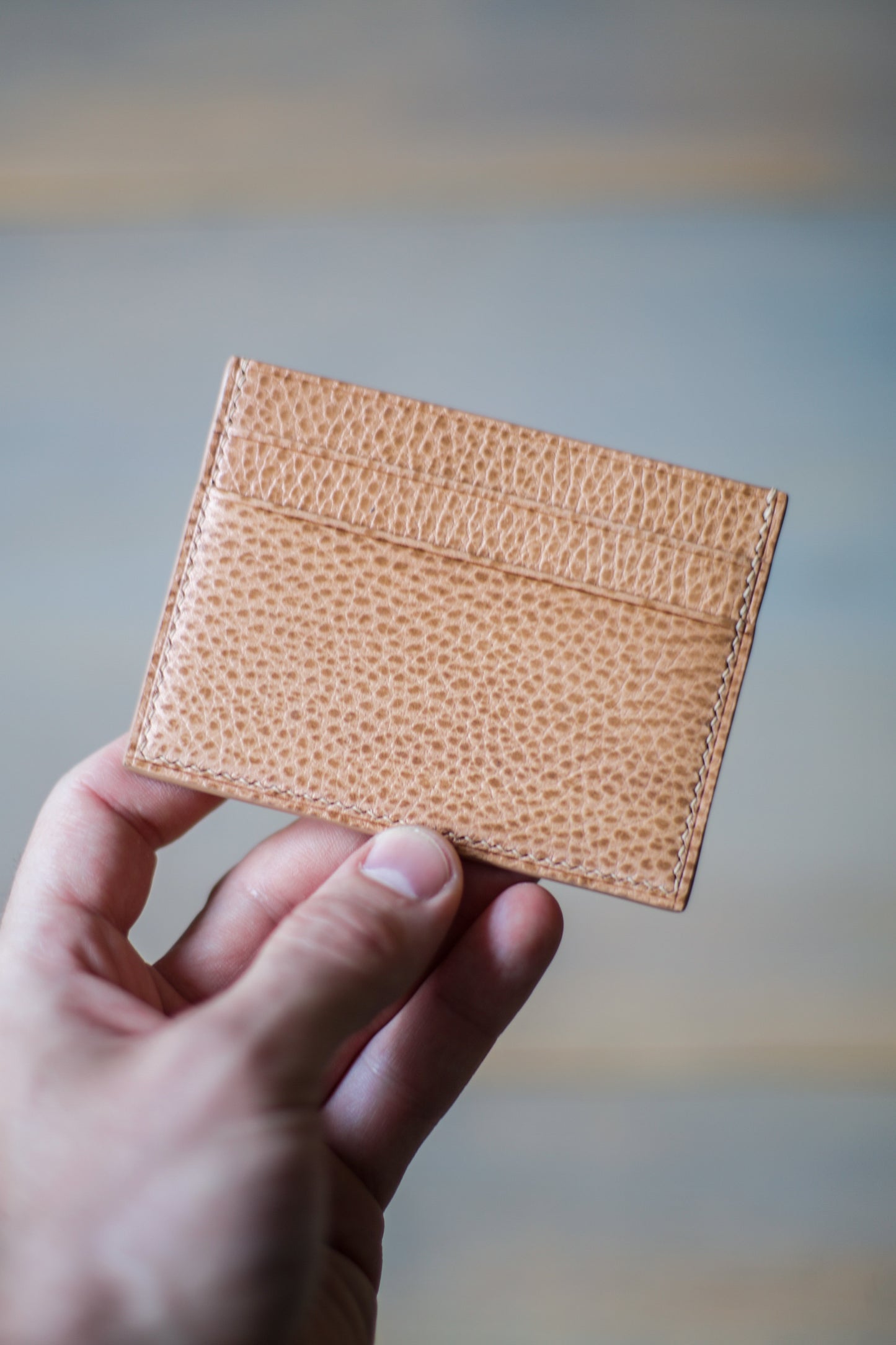 5 POCKET CARDHOLDER (natural Dollaro leather)