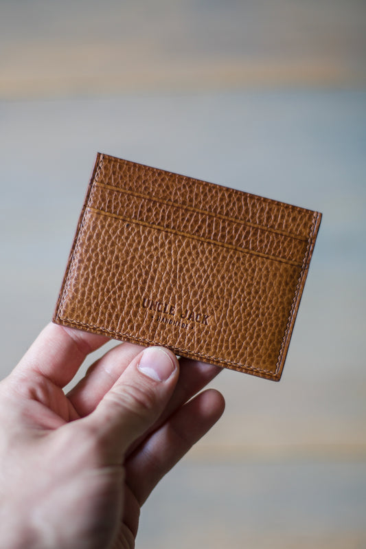 5 POCKET CARDHOLDER (whiskey Dollaro leather)