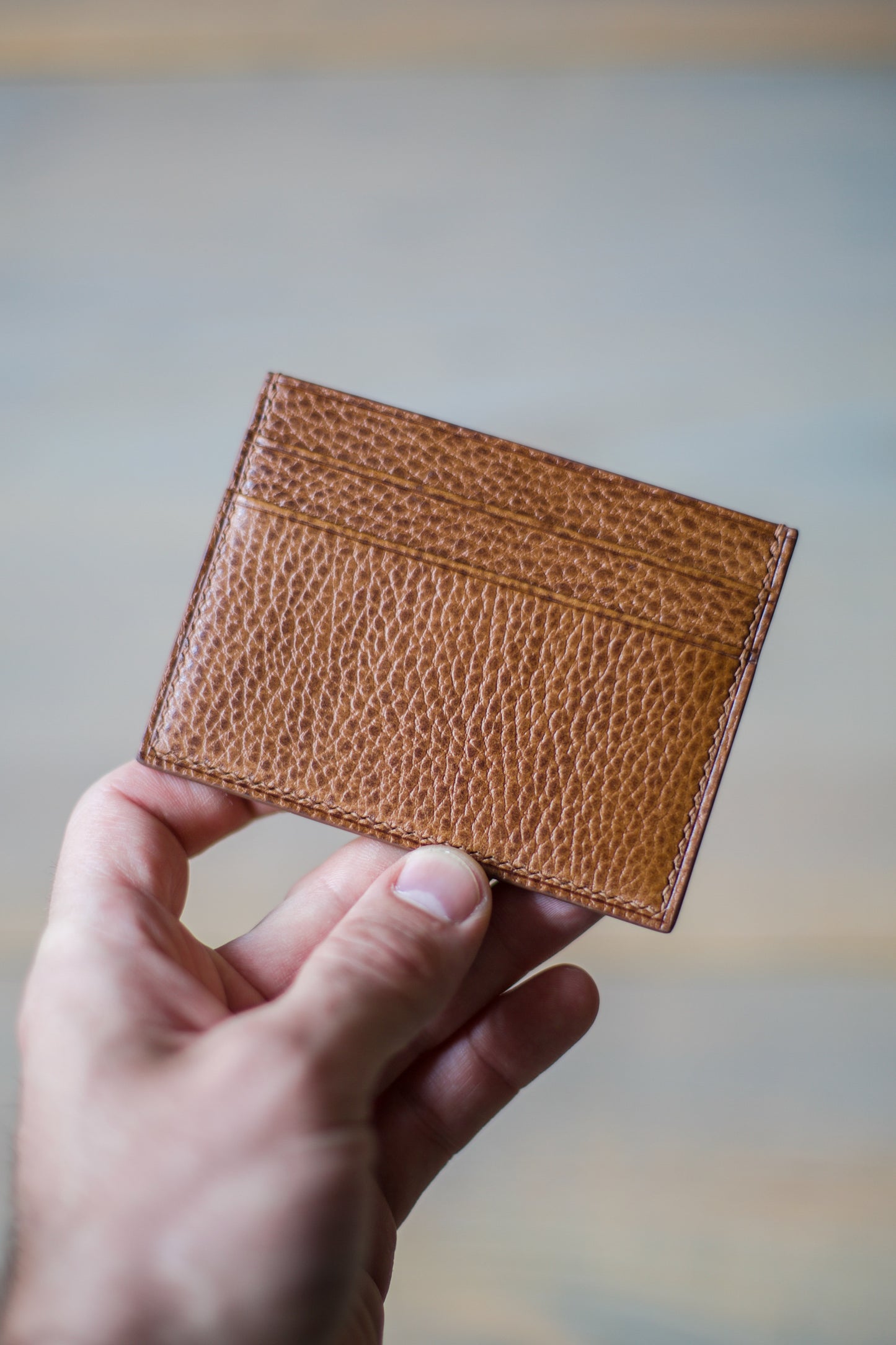 5 POCKET CARDHOLDER (whiskey Dollaro leather)